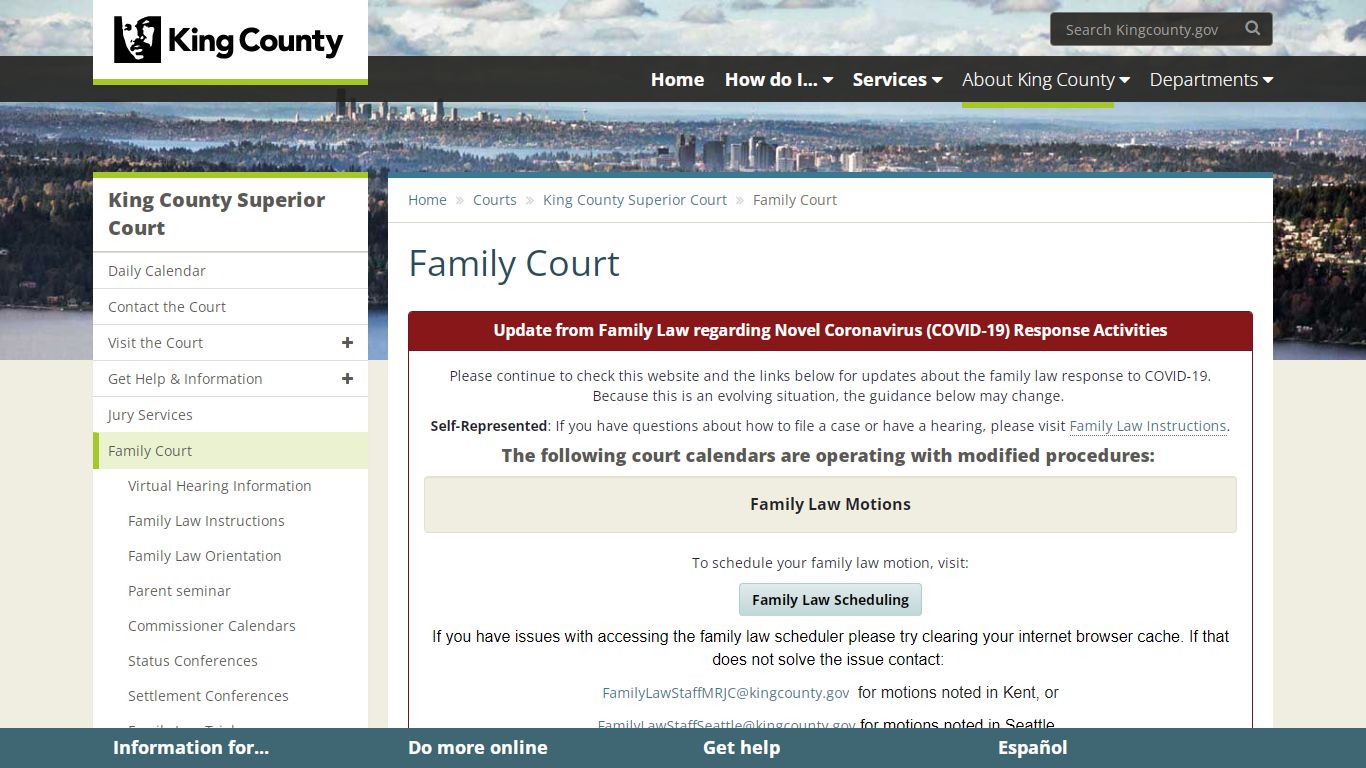 Family Court - King County